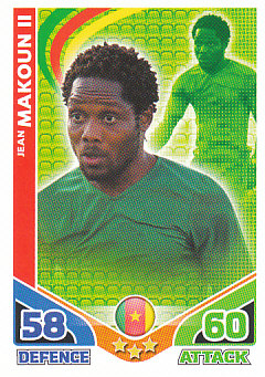 Jean Makoun Cameroon 2010 World Cup Match Attax #39